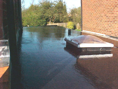 EPDM provides the roof with a completely new finish